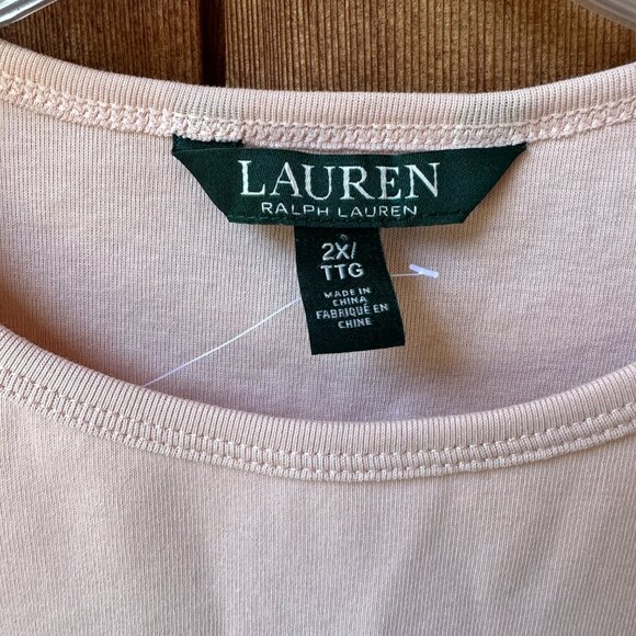 NWOT Ralph Lauren Set of Two Crewneck Short Sleeve T-Shirts in Women's 2X - Picture 13 of 15